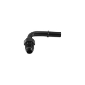 90 Degree Male AN Push-On EFI Adapter, AN Size: -6; Barb Size: 0.3125"