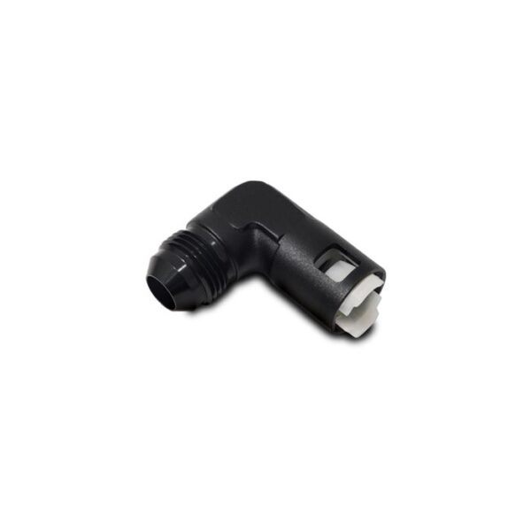 90 Degree Male AN Quick Disconnect EFI Adapter, AN Size: -6; EFI Line Size: 3/8"