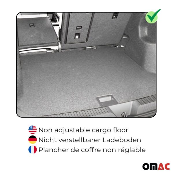 OMAC Premium Cargo Trunk Liner Black for Jeep Wrangler Unlimited JL 2018-2023