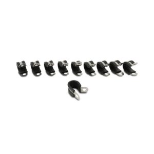 Stainless Steel Cushion P-Clamp for 1.25" O.D. hose - Pack of 10