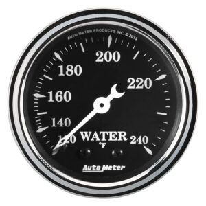 2-1/16 in. WATER TEMP, 120-240 Fahrenheit, MECH, OLD TYME BLACK