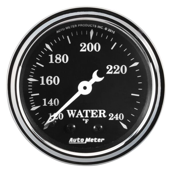 2-1/16 in. WATER TEMP, 120-240 Fahrenheit, MECH, OLD TYME BLACK