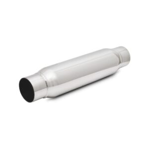 Bottle Style Resonator, 2.5" inlet/outlet x 12" long