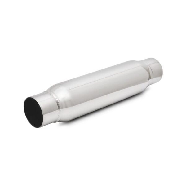 Bottle Style Resonator, 2.5" inlet/outlet x 12" long