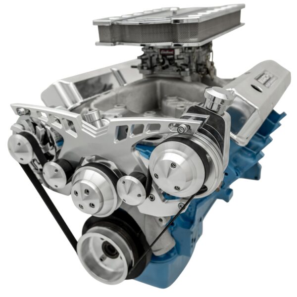 Ford FE Pro Track Serpentine System - PS-Key - Chrome