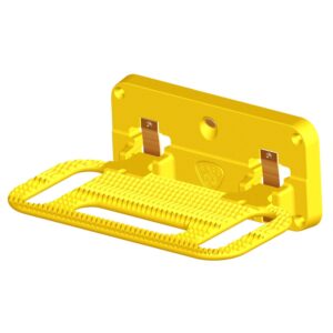 CARR  - 193017 - HD Mega Step; Hitch Mount; LED Step Surf; XP7 Safety Yellow; Single