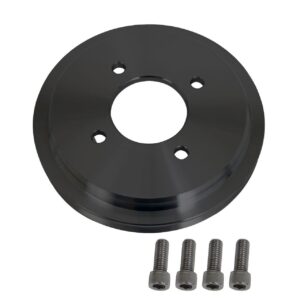 Ford FE V-Belt Crankshaft Pulley - 1V - Fluidampr - Black