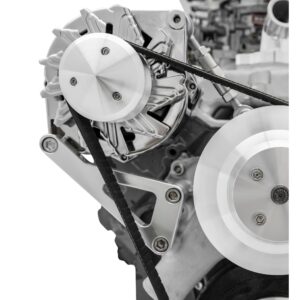 Small Block Chevy Deluxe Alternator Bracket - LWP - Silver