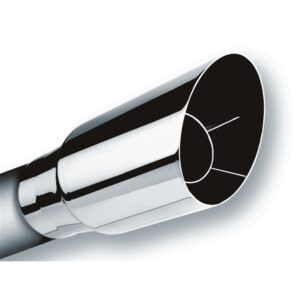 Tip 3in Inlet/ 3.5in Outlet Single Round Angle-Cut Intercooled