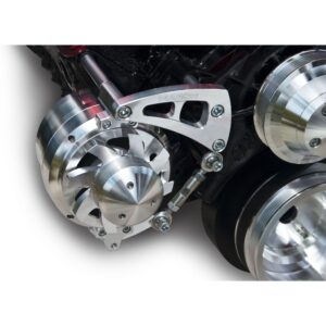 Small Block Chevy Alternator Bracket - Mid-Mount - LWP