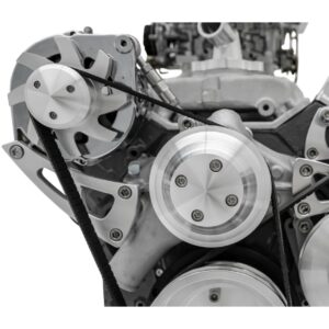 Big Block Chevy Ultra Alternator Bracket - LWP - Silver