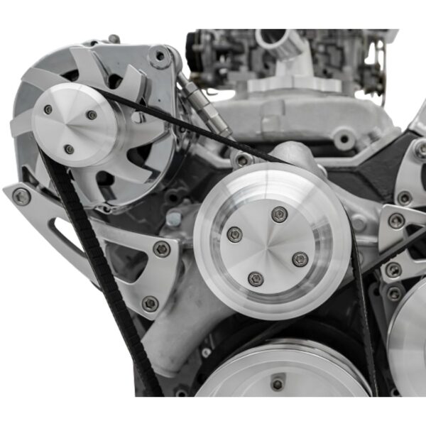 Big Block Chevy Ultra Alternator Bracket - LWP - Silver