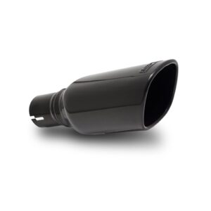 Tip 2in Inlet/ 3.5in x 3.28in Outlet Single Square Rolled-Edge Angle-Cut