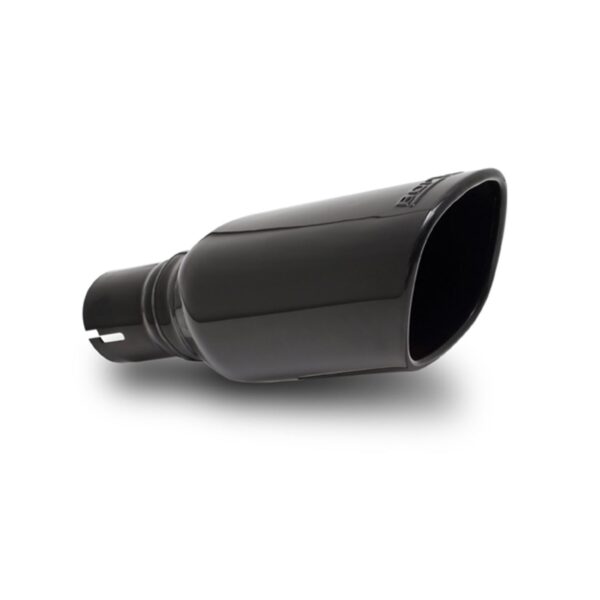 Tip 2in Inlet/ 3.5in x 3.28in Outlet Single Square Rolled-Edge Angle-Cut