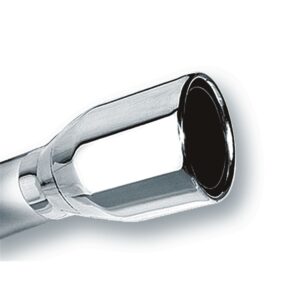 Tip 2.5in Inlet/ 4in Outlet Single Round Rolled-Edge Edge