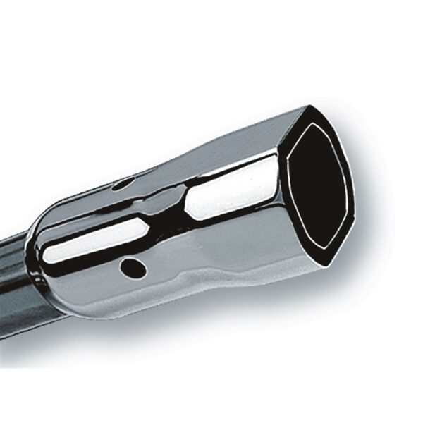 Tip 2.25in Inlet/ 3.38in x 3in Outlet Single Square Angle-Cut Phantom