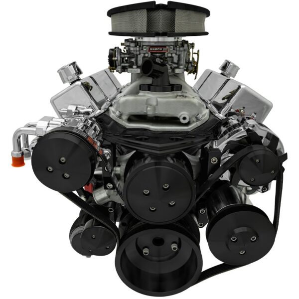 Big Block Chevy Ultra Serpentine System - All Inclusive - AC & PS - Black