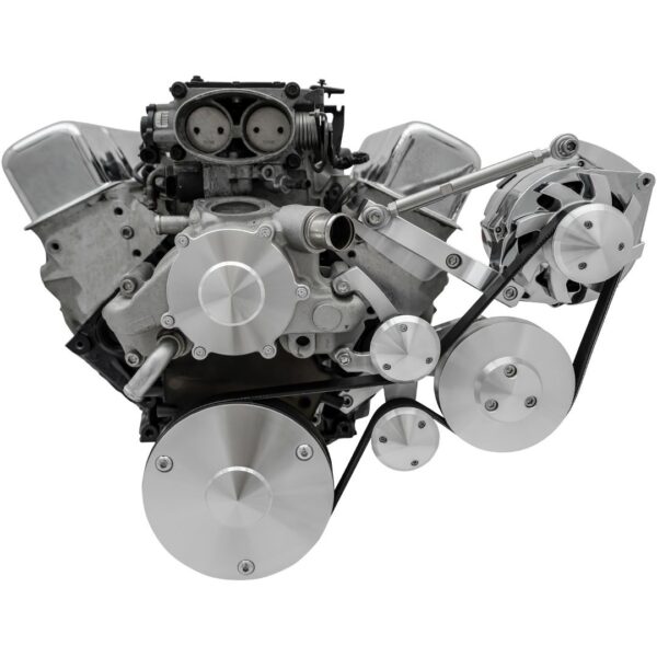 Chevy LT1 Gen II Serpentine Conversion - Outward - PS & ALT - GMT2 - Corvette