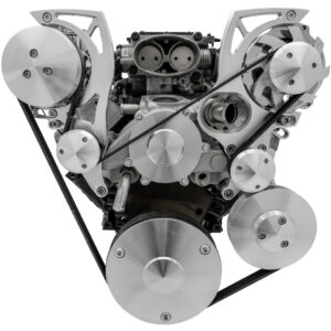 Chevy LT1 Gen II Serpentine Conversion - High Mount - AC & PS - GMT2