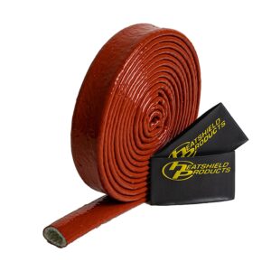 Heatshield Products 210013 - Fire Shld Slv Red 1/2 id x 10 ft Roll