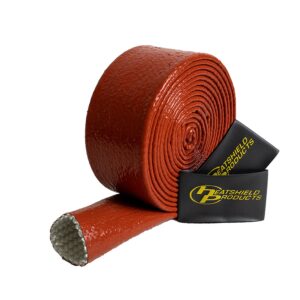 Heatshield Products 210019 - Fire Shld Slv Red 1-1/4 id x 10 ft Roll