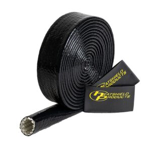 Heatshield Products 210045 - Fire Shld Slv Blk 3/4 id x 10 ft Roll