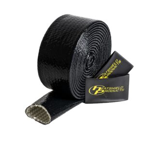 Heatshield Products 210049 - Fire Shld Slv Blk 1-1/4 id x 10 ft Roll