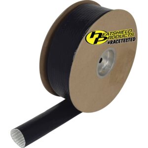 Heatshield Products 210146 - Fire Shld Slv Blk 1 id x 50 ft Roll