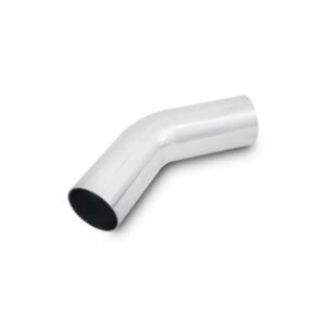 45 Degree Aluminum Bend, 1" O.D. - Polished