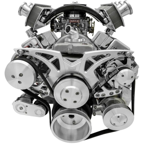 Big Block Chevy All Inclusive Style Track Serpentine System (AC/PS/ALT)