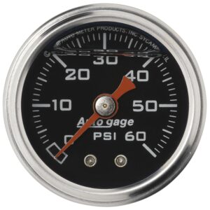 1-1/2 in. PRESSURE, 0-60 PSI, BLACK