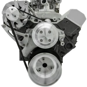 Small Block Chevy Serpentine Conversion - Chrome Accessories, ALT Only