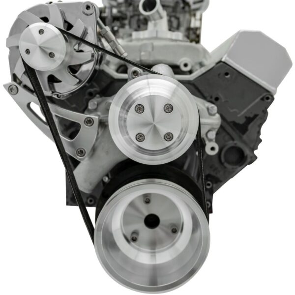 Small Block Chevy High Flow Serpentine Conversion Deluxe - ALT Only