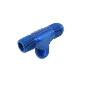 Canton 23-245TA T Fitting 1/2 Inch NPT and 2 -10 AN Ports Aluminum