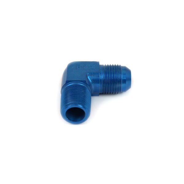 Canton 23-345A Adapter Fitting 1/2 Inch NPT To -10 AN 90 Degree Aluminum