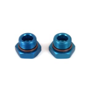 Canton 23-460A Adapter Fitting Aluminum O-Ring Port Plug -12 AN 2 Pack