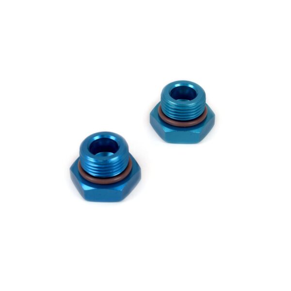 Canton 23-460A Adapter Fitting Aluminum O-Ring Port Plug -12 AN 2 Pack