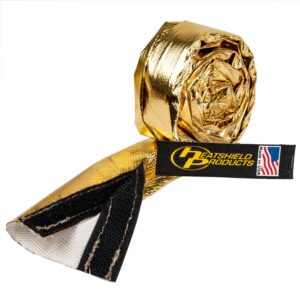 Heatshield Products 244034 - Cold-Gold Sleeve 3/4" id x 3 ft