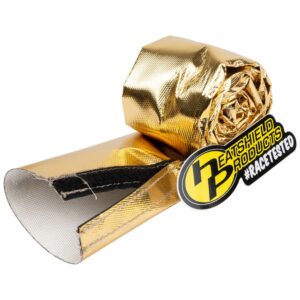Heatshield Products 244112 - Cold-Gold Sleeve 1-1/2" id x 3 ft