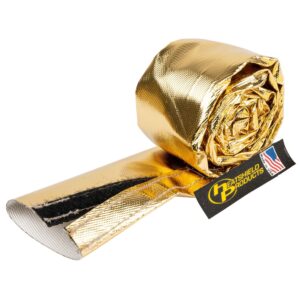 Heatshield Products 244114 - Cold-Gold Sleeve 1-1/4" id x 3 ft