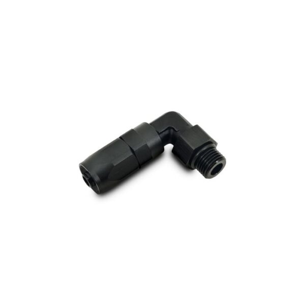 Male Hose End Fitting, 90 Degree; Size: -12AN; Thread: (10) 7/8"-10