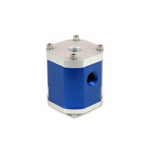 Canton 25-000B Billet Aluminum CM Oil Filter 4" Canister With 1/2 NPT Ports