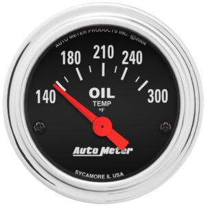 2-1/16 in. OIL TEMPERATURE, 140-300 Fahrenheit, TRADITIONAL CHROME