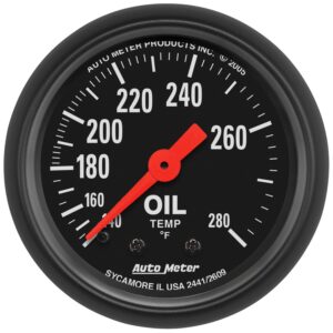 2-1/16 in. OIL TEMPERATURE, 140-280 Fahrenheit, Z-SERIES