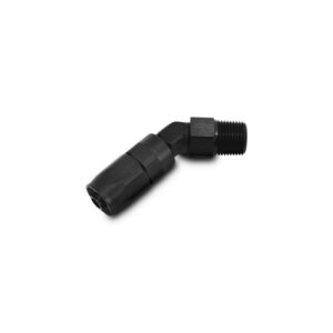 Male Hose End Fitting, 45 Degree; Size: -8AN; Pipe Thread 1/4" NPT