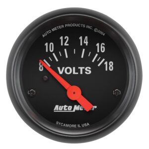 2-1/16 in. VOLTMETER, 8-18V, Z-SERIES