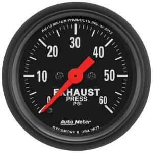 2-1/16 in. EXHAUST PRESSURE, 0-60 PSI, Z-SERIES