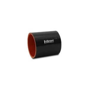 Straight Hose Coupler, 2.50" I.D. x 3.00" long - Black