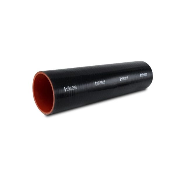 Straight Hose Coupler, 2.50" I.D. x 12.00" long - Black