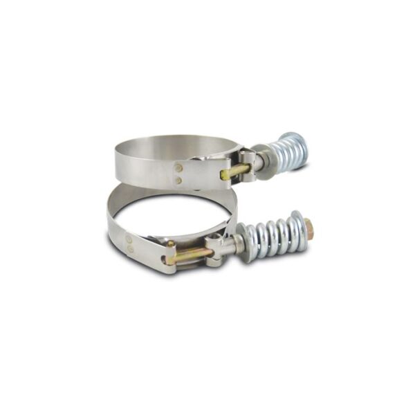 Spring Loaded T-Bolt Clamps (Pack of 2) - Clamp Range: 6.25"-6.55"